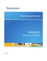 Предварительный просмотр 1 страницы Quantum DXi6900-S Field Service Manual