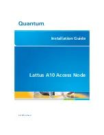 Предварительный просмотр 1 страницы Quantum Lattus A10 Installation Manual