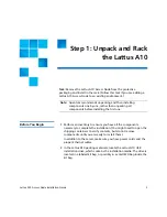 Предварительный просмотр 19 страницы Quantum Lattus A10 Installation Manual
