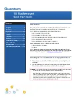 Preview for 1 page of Quantum LTO 1U Quick Start Manual