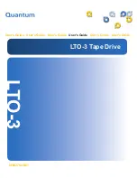 Quantum LTO3 A-Series User Manual preview
