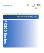 Предварительный просмотр 1 страницы Quantum PX500 Series User Manual