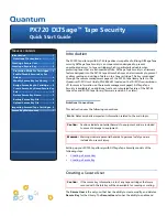 Preview for 1 page of Quantum PX720 Quick Start Manual