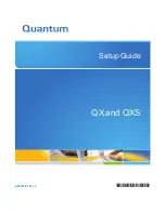 Preview for 1 page of Quantum QX Series Setup Manual