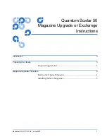 Предварительный просмотр 1 страницы Quantum Scalar 50 Instructions Manual