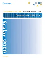 Предварительный просмотр 1 страницы Quantum Scalar i2000 Reference Manual