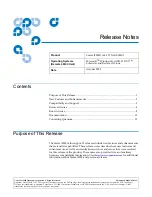 Preview for 1 page of Quantum Scalar i2000 Release Note