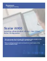 Предварительный просмотр 1 страницы Quantum Scalar i6000 Manual