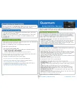 Preview for 1 page of Quantum StorNext M330 User Essentials