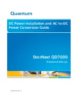 Quantum StorNext QD7000 Installation Manual preview