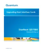 Quantum StorNext QD7000 Upgrading And Servicing Manual preview