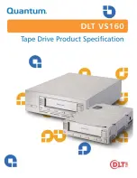 Preview for 1 page of Quantum ValueLoader DLT VS160 Product Specification