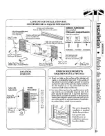 Preview for 5 page of Quasar HQ2050PH Installation And Operaing Instructions