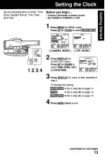 Предварительный просмотр 13 страницы Quasar Palmcorder VM-D52 Operating Instructions Manual