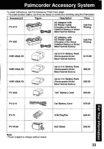 Preview for 33 page of Quasar Palmcorder VM-D52 Operating Instructions Manual