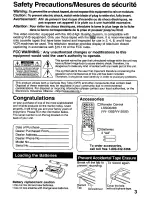 Предварительный просмотр 3 страницы Quasar VV-1302 User Manual