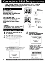 Предварительный просмотр 8 страницы Quasar VV-1302 User Manual