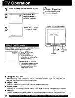 Предварительный просмотр 14 страницы Quasar VV-1302 User Manual