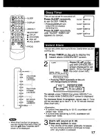 Предварительный просмотр 17 страницы Quasar VV-1302 User Manual