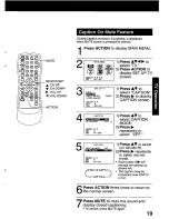 Предварительный просмотр 19 страницы Quasar VV-1302 User Manual