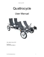 Quattrocycle BV User Manual preview