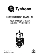 Предварительный просмотр 1 страницы Qudo Typhoon Pro MSE12 Instruction Manual