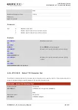 Preview for 29 page of Quectel EC25 series Command Manual