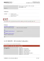 Предварительный просмотр 58 страницы Quectel EC25 series Command Manual
