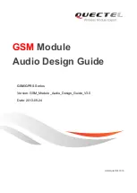 Quectel GSM Series Audio Design Manual preview