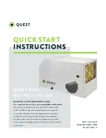 Предварительный просмотр 1 страницы Quest Engineering 105 Dual Quick Start Instructions