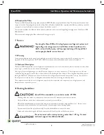 Preview for 9 page of Quest Engineering 506 Installation, Operation And Maintenance Manual