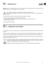 Предварительный просмотр 23 страницы Quick XR8 Installation And Use Manual