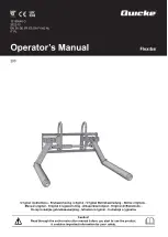 Preview for 1 page of Quicke 200 Operator'S Manual