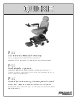 Quickie P-11 Instruction Manual preview