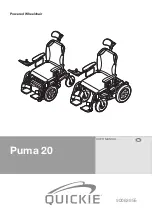 Quickie puma 20 User Manual preview