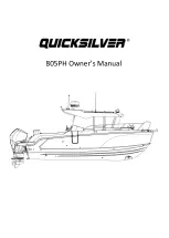 Предварительный просмотр 1 страницы Quicksilver 805PH Owner'S Manual