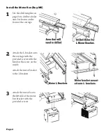 Preview for 4 page of Quilt EZ BUTLER Assembly Instructions Manual