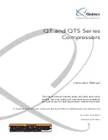 Quincy Compressor QT Series Instruction Manual preview