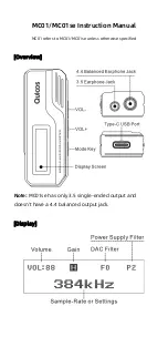 Preview for 1 page of Quloos MC01 Instruction Manual