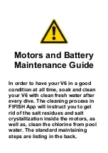 Preview for 1 page of QYSEA FIFISH V6 Maintenance Manual