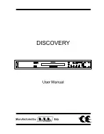 Предварительный просмотр 1 страницы R.V.R. Electronica discovery User Manual