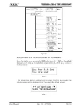 Preview for 17 page of R.V.R. Electronica TEX1000LIGHT User Manual