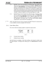 Preview for 19 page of R.V.R. Electronica TEX1000LIGHT User Manual