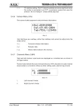 Preview for 21 page of R.V.R. Electronica TEX1000LIGHT User Manual