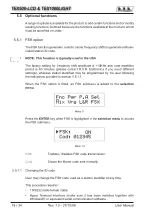 Preview for 22 page of R.V.R. Electronica TEX1000LIGHT User Manual