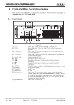 Preview for 24 page of R.V.R. Electronica TEX1000LIGHT User Manual