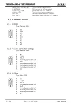 Preview for 26 page of R.V.R. Electronica TEX1000LIGHT User Manual