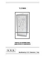 R.V.R. Electronica VJ3000 Maintenance Manual предпросмотр