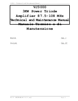 Preview for 2 page of R.V.R. Electronica VJ3000 Maintenance Manual