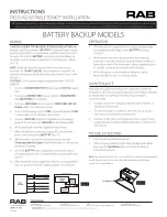 Preview for 6 page of RAB FIELD-ADJUSTABLE TOMO-2 Instructions Manual